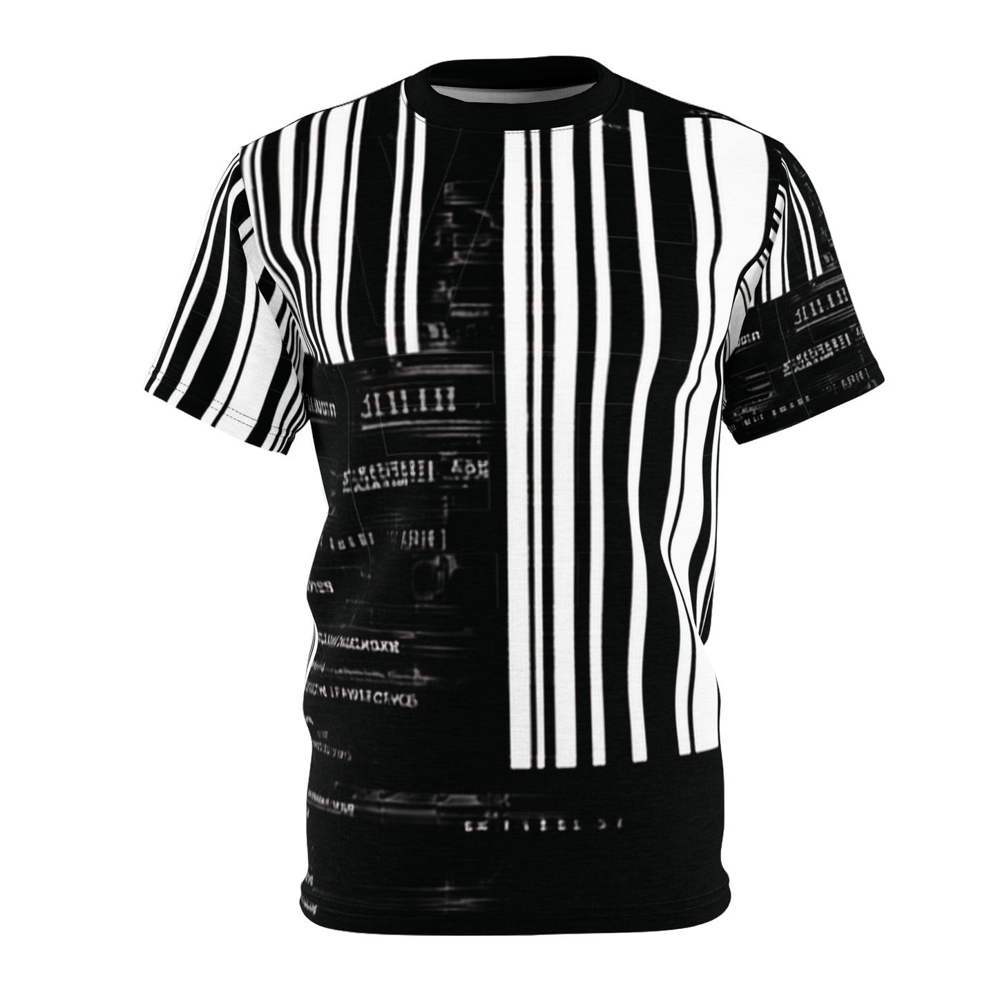 Monochrome Barcode T-Shirt – Limited Edition