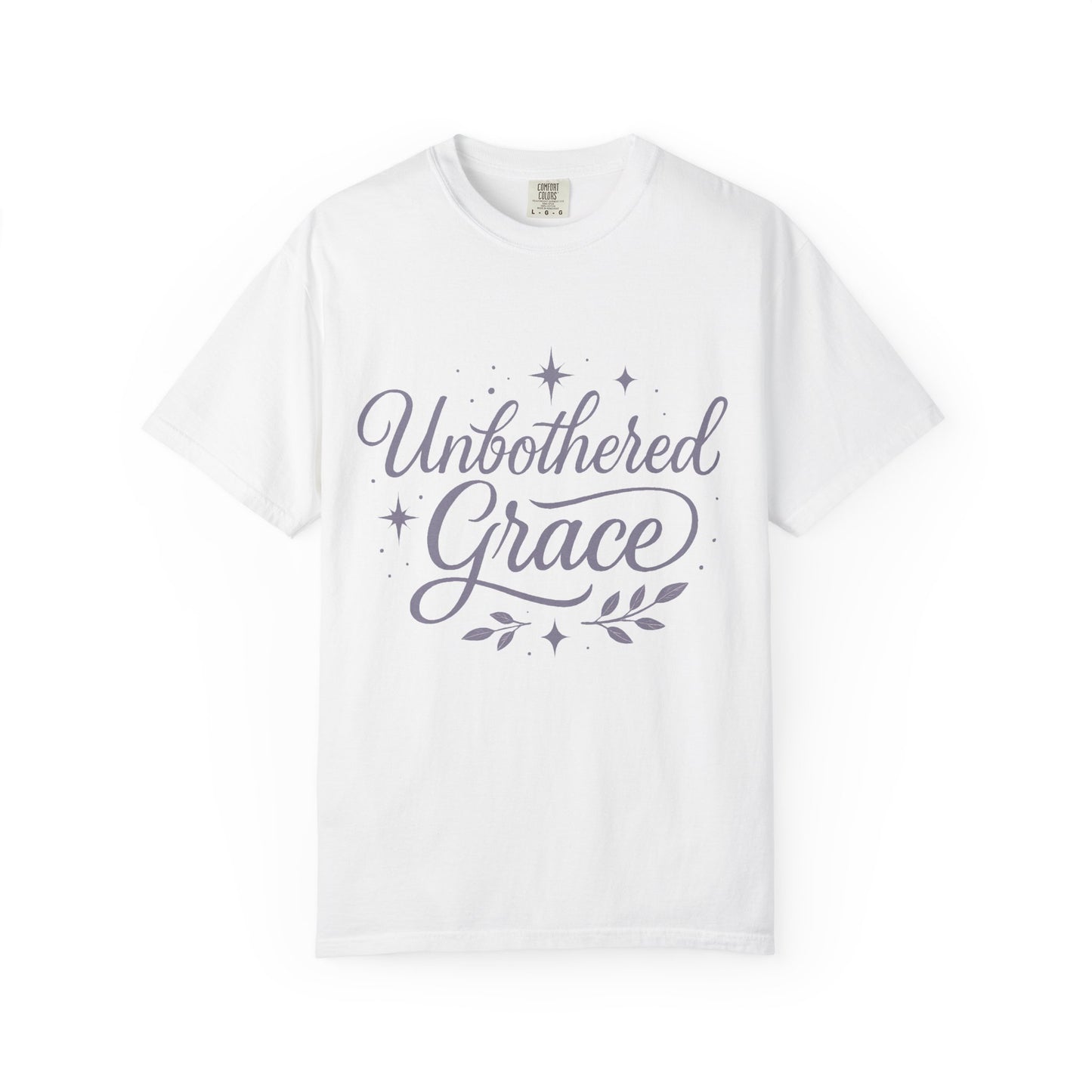 Unbothered Grace T-Shirt — Inspirational Script Christian Tee