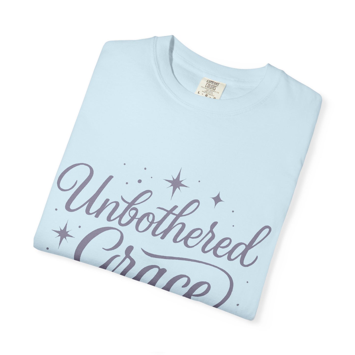Unbothered Grace T-Shirt — Inspirational Script Christian Tee