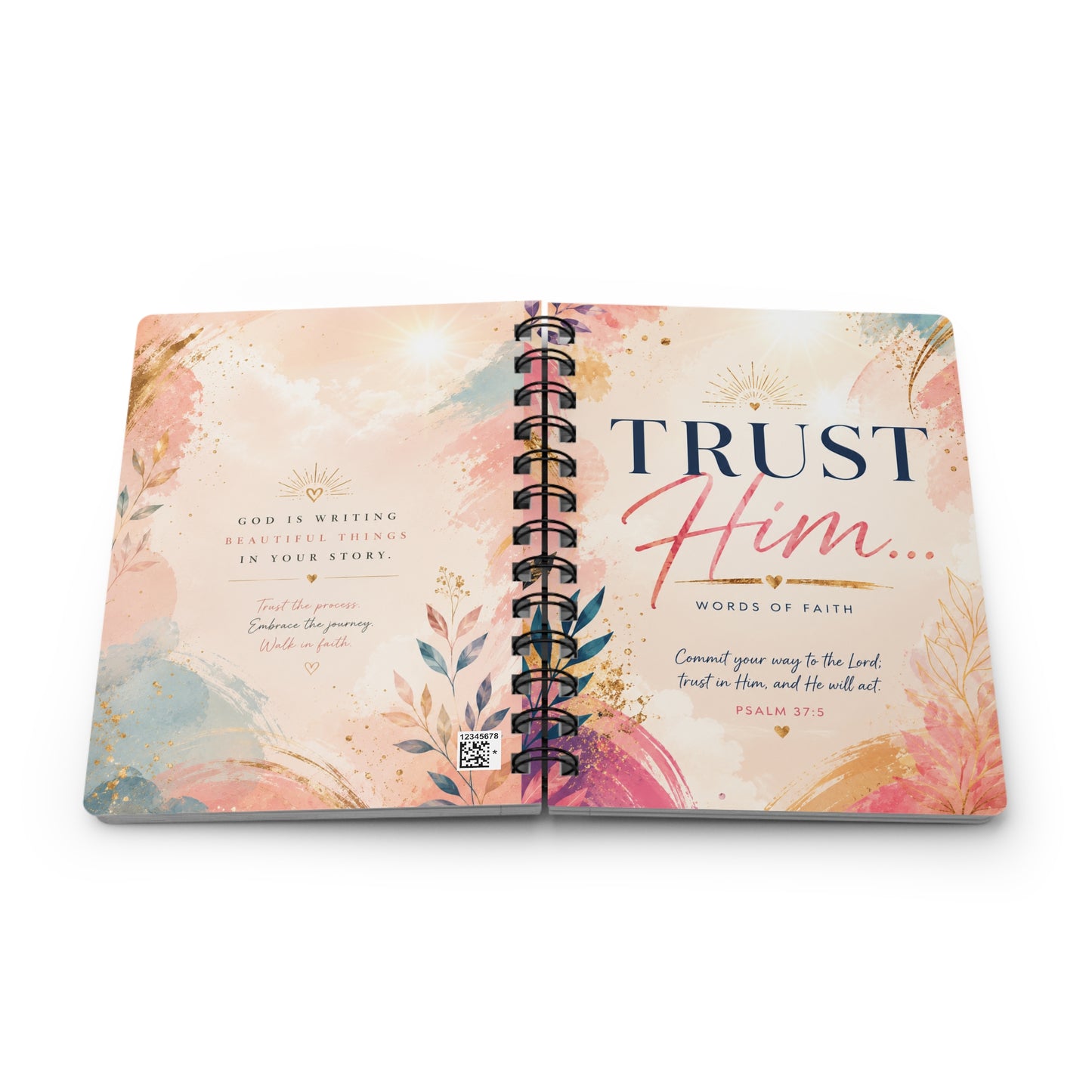 Trust Him… Inspirational Journal for Writing the Vision