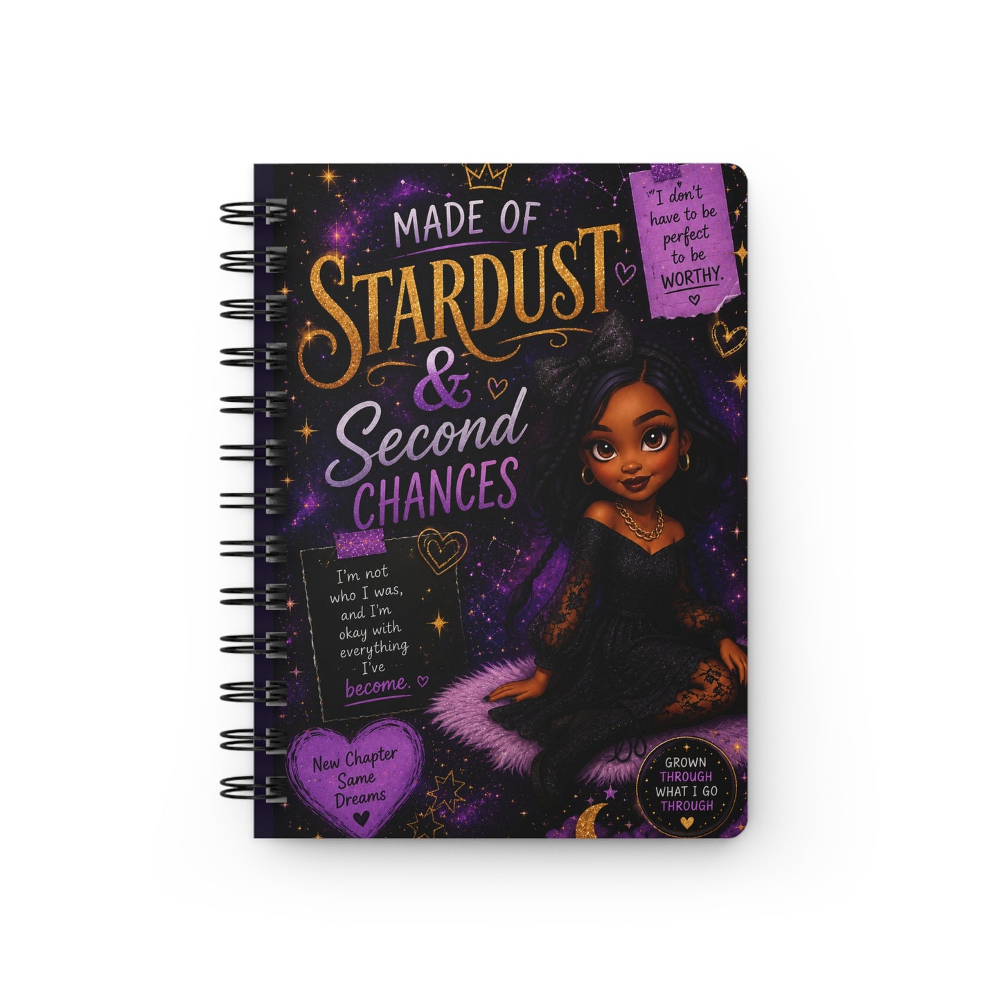 Made of Stardust & Second Chances Spiral Journal