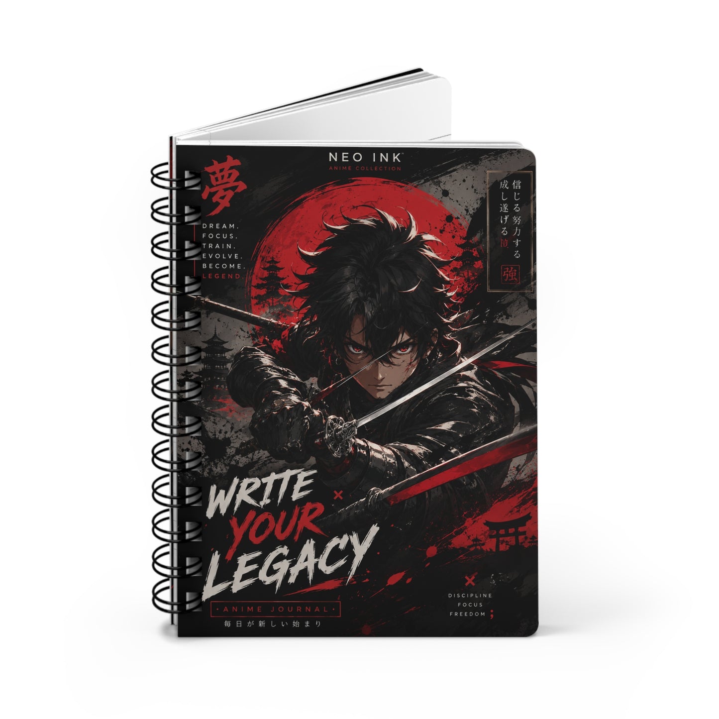 Neo Ink™ Warrior Spirit Spiral Journal