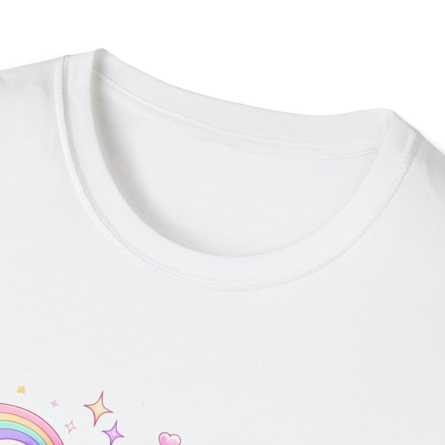 Wear the Journey T-Shirt — Pastel Rainbow Inspirational Graphic Tee