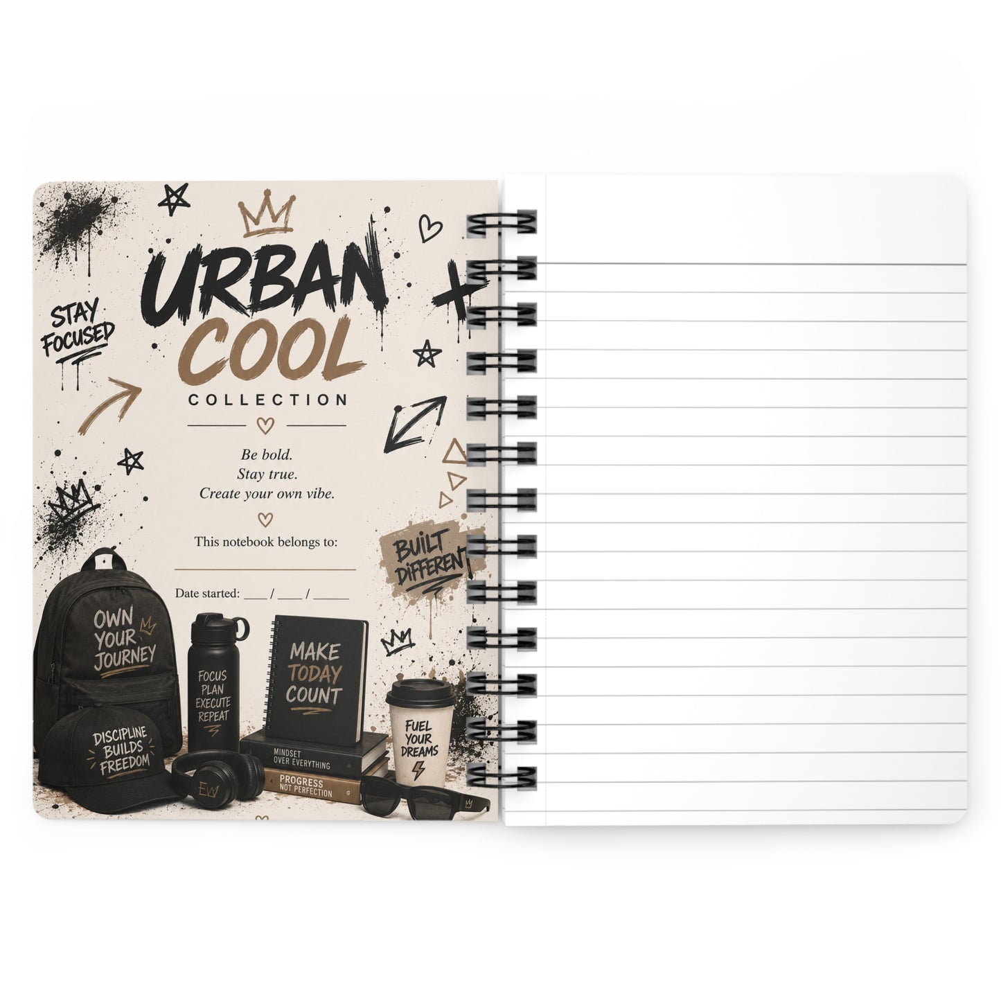 Urban Cool Motivational Journal