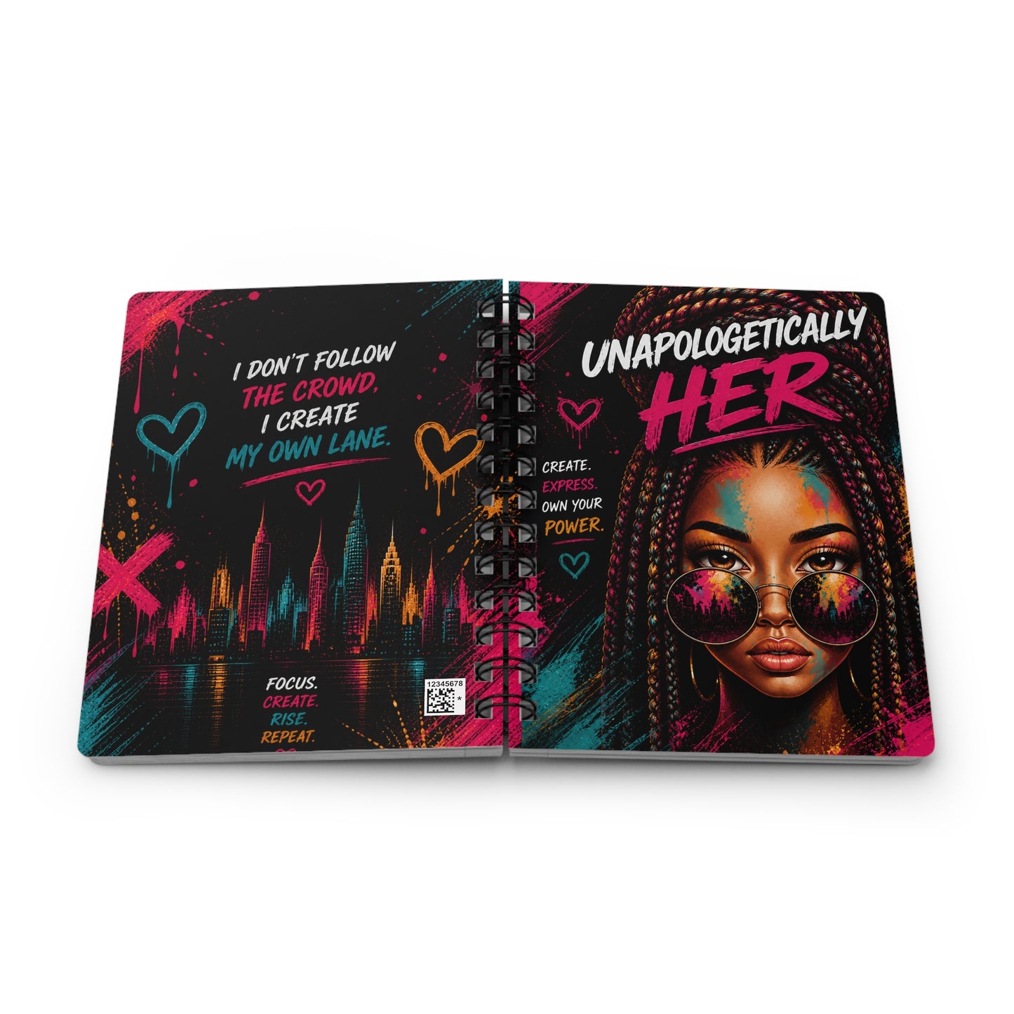 Unapologetically Her Spiral Journal