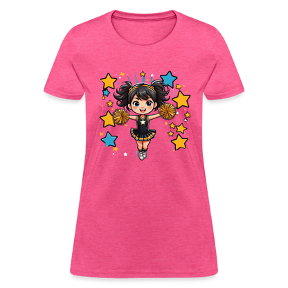 T-Shirt - Unleash Your Inner Cheer - heather pink