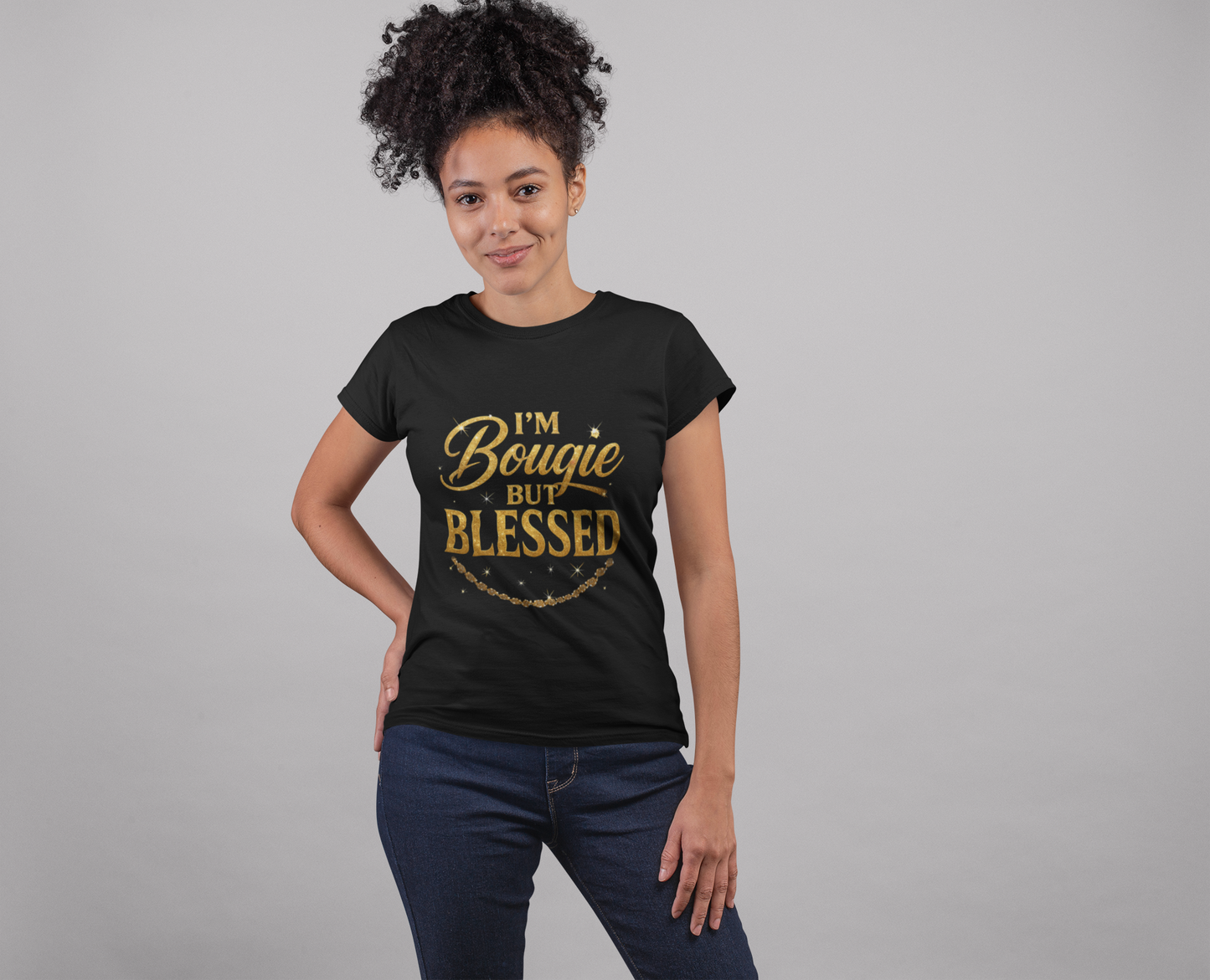 Eden's Wings | I'm Bougie But Blessed T-Shirt